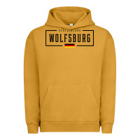 Pigment Peanut Butter wolfsburg deutschland germany german flag Urban Hoodie - FloraArt