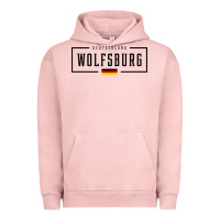 Pigment Salmon wolfsburg deutschland germany german flag Urban Hoodie - FloraArt