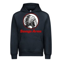 Navy Savage Arms Urban Hoodie - FloraArt