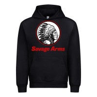 Black Savage Arms Urban Hoodie - FloraArt