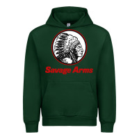 Forest Green Savage Arms Urban Hoodie - FloraArt