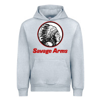 Heather Grey Savage Arms Urban Hoodie - FloraArt