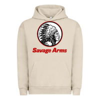 Pigment French Oak Savage Arms Urban Hoodie - FloraArt