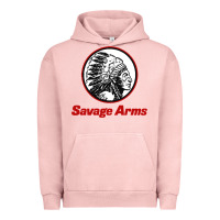 Pigment Salmon Savage Arms Urban Hoodie - FloraArt