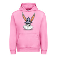 Fuchsia Pink bugs bunny Urban Hoodie - FloraArt