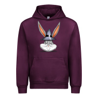 Mauve Wine bugs bunny Urban Hoodie - FloraArt