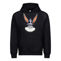 Black bugs bunny Urban Hoodie - FloraArt