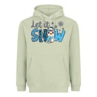 Matcha let it snow snowman coffee Heavyweight Hoodie - JahusDesignShop