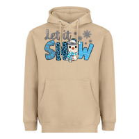 Mushroom let it snow snowman coffee Heavyweight Hoodie - JahusDesignShop