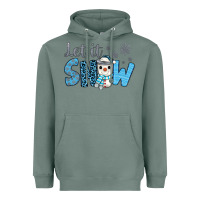 Sage let it snow snowman coffee Heavyweight Hoodie - JahusDesignShop