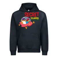 Navy Secret Squirrel  51 Urban Hoodie - FloraArt