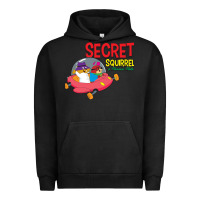 Pigment Black Secret Squirrel  51 Urban Hoodie - FloraArt