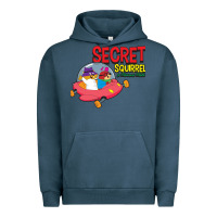 Pigment Midnight Navy Secret Squirrel  51 Urban Hoodie - FloraArt