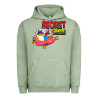 Pigment Oil Green Secret Squirrel  51 Urban Hoodie - FloraArt
