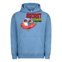 Pigment Pebble Blue Secret Squirrel  51 Urban Hoodie - FloraArt