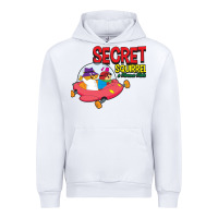 White Secret Squirrel  51 Urban Hoodie - FloraArt
