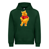 Forest Green pooh Urban Hoodie - FloraArt