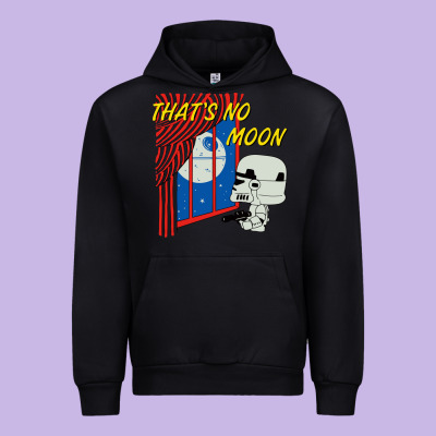 Thats No Moon Urban Hoodie Designed By Floraart