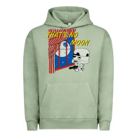 Pigment Oil Green thats no moon Urban Hoodie - FloraArt
