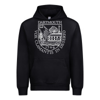 Black dartmouth newspaper Urban Hoodie - FloraArt