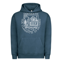 Pigment Midnight Navy dartmouth newspaper Urban Hoodie - FloraArt