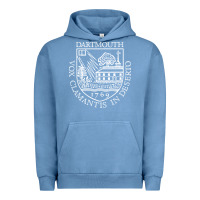 Pigment Pebble Blue dartmouth newspaper Urban Hoodie - FloraArt