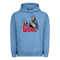 Pigment Pebble Blue Gigantor Essentia Urban Hoodie - FloraArt