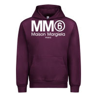 Mauve Wine mm6 maison margiela Urban Hoodie - FloraArt