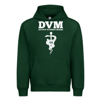 Forest Green Doctor of Veterinary Medicine DVM Veterinarian Vet Tech Urban Hoodie - FloraArt