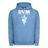 Pigment Pebble Blue Doctor of Veterinary Medicine DVM Veterinarian Vet Tech Urban Hoodie - FloraArt