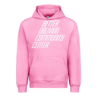 Fuchsia Pink Better Oblivion Community Center Urban Hoodie - FloraArt