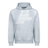 Heather Grey Better Oblivion Community Center Urban Hoodie - FloraArt