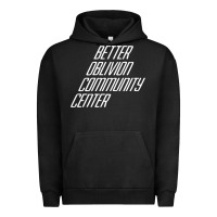 Pigment Black Better Oblivion Community Center Urban Hoodie - FloraArt