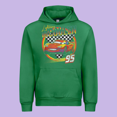 Cars Lightning Mcqueen Urban Hoodie Designed By Floraart