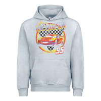 Heather Grey cars lightning mcqueen Urban Hoodie - FloraArt