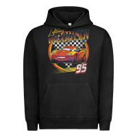Pigment Black cars lightning mcqueen Urban Hoodie - FloraArt