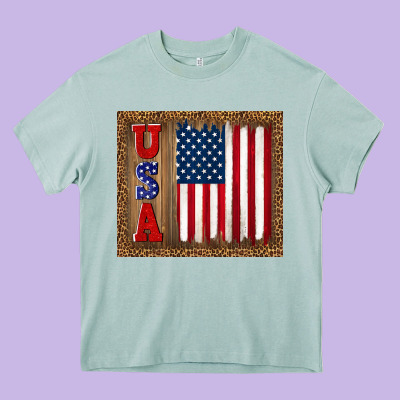 America Usa Flag Tumbler Heavy Core Tee Designed By Tumblerdesignbyshophia