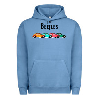 Pigment Pebble Blue beetles Urban Hoodie - FloraArt