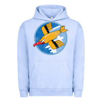 Pigment Grape Ice Ww2 91St Bomb Squadron Flying Fortress Soaring Bird Patch Urban Hoodie - FloraArt