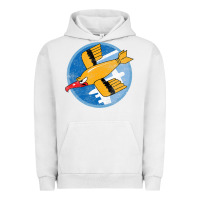 Pigment Lunar Rock Ww2 91St Bomb Squadron Flying Fortress Soaring Bird Patch Urban Hoodie - FloraArt