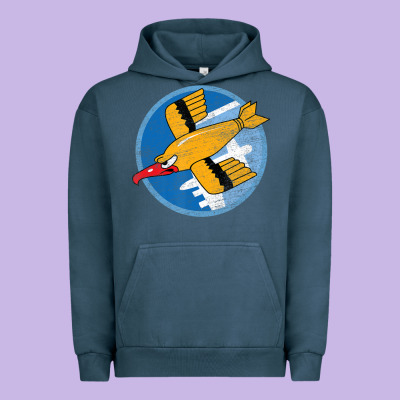 Ww2 91st Bomb Squadron Flying Fortress Soaring Bird Patch Urban Hoodie Designed By Floraart