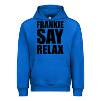 Cobalt Frankie Say Relax Essential Urban Hoodie - FloraArt