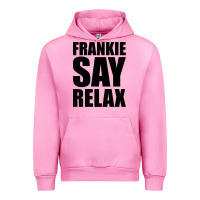 Fuchsia Pink Frankie Say Relax Essential Urban Hoodie - FloraArt