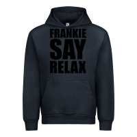 Navy Frankie Say Relax Essential Urban Hoodie - FloraArt