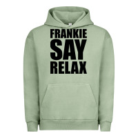 Pigment Oil Green Frankie Say Relax Essential Urban Hoodie - FloraArt