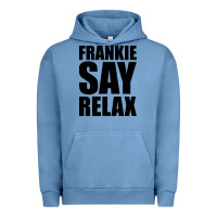 Pigment Pebble Blue Frankie Say Relax Essential Urban Hoodie - FloraArt