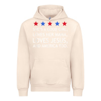 Sandshell she's a good girl, she's loves her mama, loves jesus t shirt Urban Hoodie - FloraArt