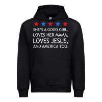 Black she's a good girl, she's loves her mama, loves jesus t shirt Urban Hoodie - FloraArt