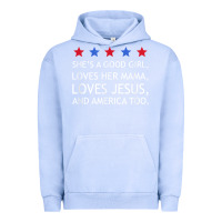 Pigment Grape Ice she's a good girl, she's loves her mama, loves jesus t shirt Urban Hoodie - FloraArt