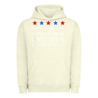 Pigment Pistachio she's a good girl, she's loves her mama, loves jesus t shirt Urban Hoodie - FloraArt